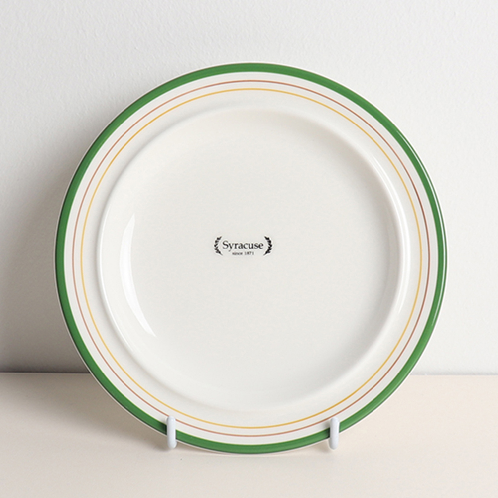 집들이선물 시라쿠스 메이플 플레이팅 접시 1개, 27cm, 코지그린 - 상품 이미지