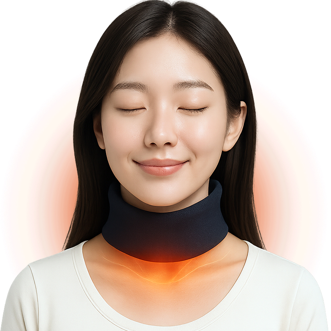 목순이 원적외선 넥 워머 목 보호 토시 국산 러닝 수면 골프 방한 - 상품 이미지