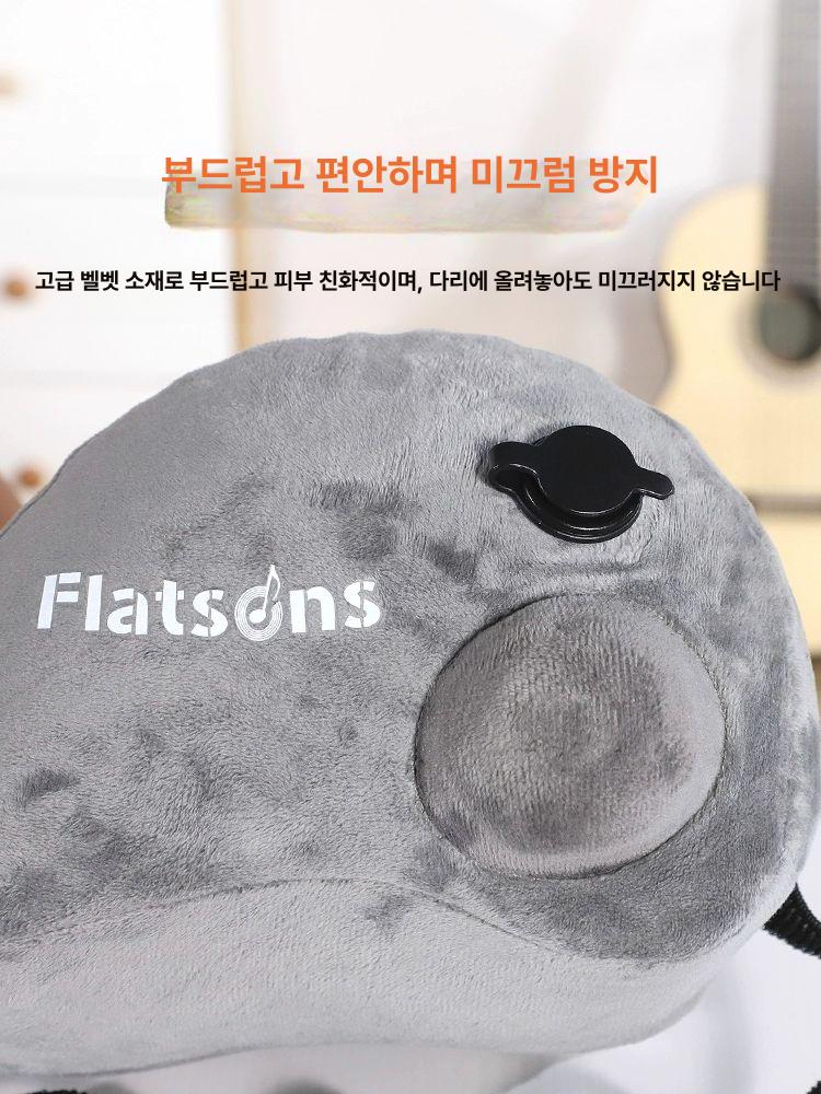 발판 기타 클래식 무릎받침대 거치대 서포트 흡착 어쿠스틱 일렉 지지대 접이식 탄성 면 - 상세 이미지 5