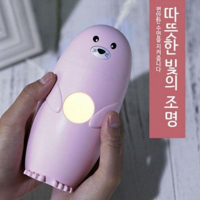 캐릭터 LED 침실 가습기 동물 USB 촉촉한 귀여운 - 메인 이미지
