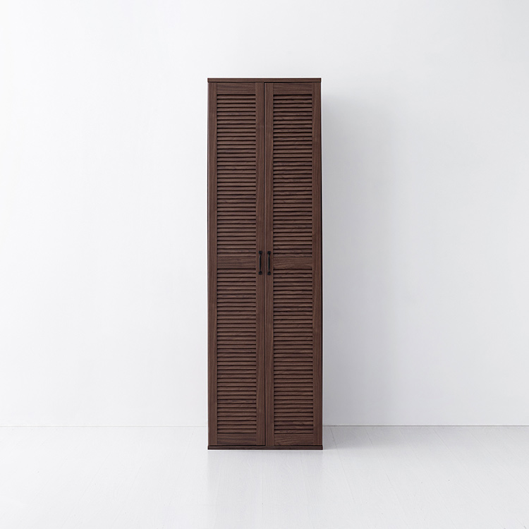 헤인 옷장 2문 60195 600mmx590mmx1950mm, 2단, 브라운월넛베니어 1807.5093 - 메인 이미지
