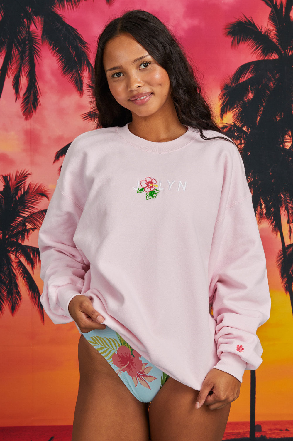 졸린 Roxanne Oversized Fleece Crewneck - 상품 이미지