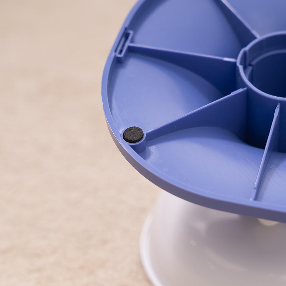 강아지밥그릇 높이조절 급체방지 애견 식기 도자기 슬로우식기 식탁 화이트