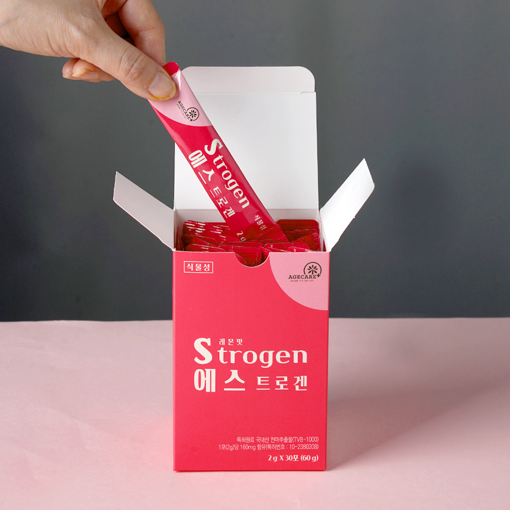 갱년기 여성 호르몬 영양제 에스트로겐 식물성 Strogen 30포, 1개 이미지 6