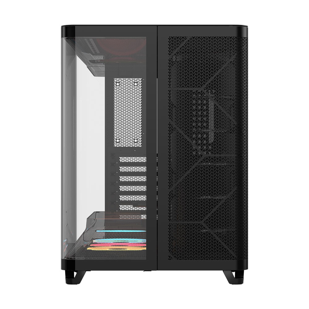 커세어 AIR 5400 LX-R RGB iCUE LINK 블랙 케이스 - 상세 이미지 3