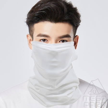 도하름 쿨링소프 귀걸이형 쿨 멀티스카프 화이트 낚시넥워머 여름등산