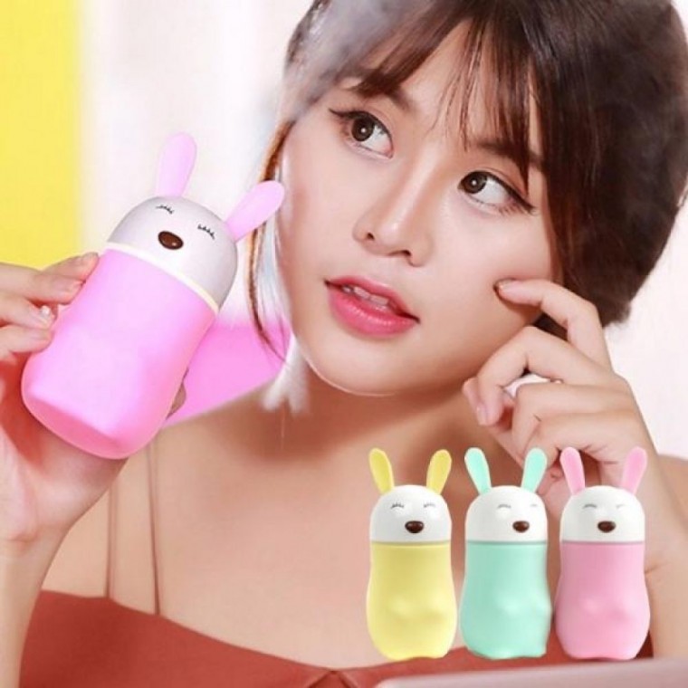 가습기 토끼 USB 무드등 미니 겸용 캐릭터 - 메인 이미지
