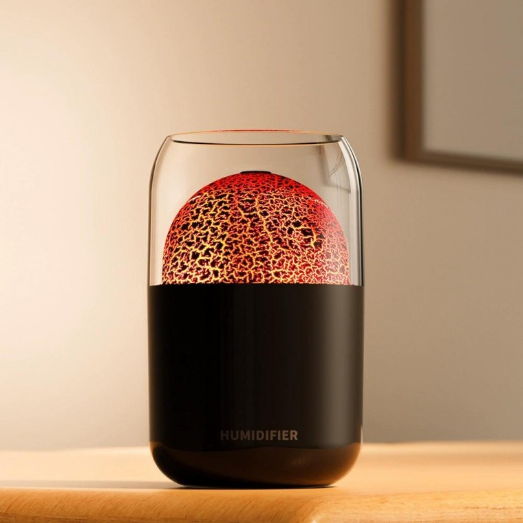 볼케이노 USB 무드등 가습기 250ml 탁상용 소형가습기