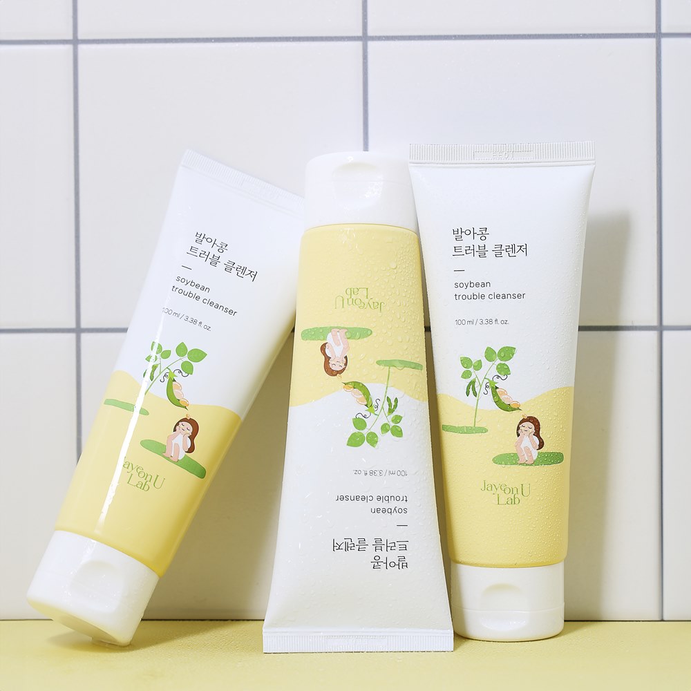 자연유랩 발아콩 트러블 여드름 약산성 클렌저 100ml - 상세 이미지 3