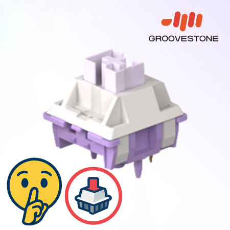 엠스톤 [55개] 그루브스톤 저소음 밀키 55G 스위치 축 키보드 리니어 적축