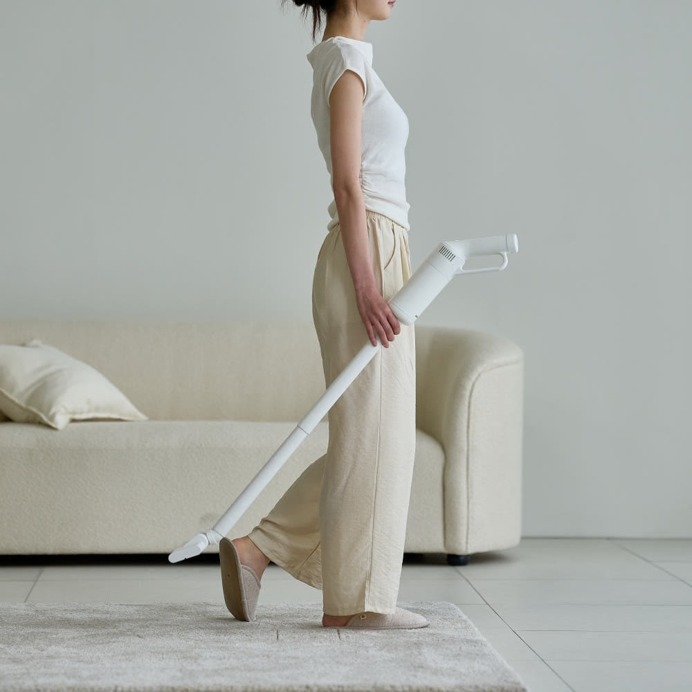 에어르 미니 청소기 사용 예시