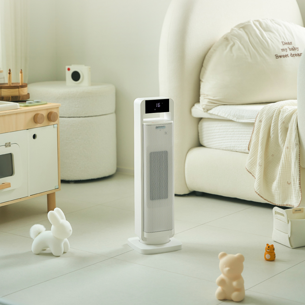 홈리아 온풍기 PTC 가정용 히터 사무실 전기 캠핑 미니 원룸 소형 거실 저전력