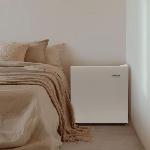 더함 소형 미니 냉동고 글래스 화이트 31L 이미지