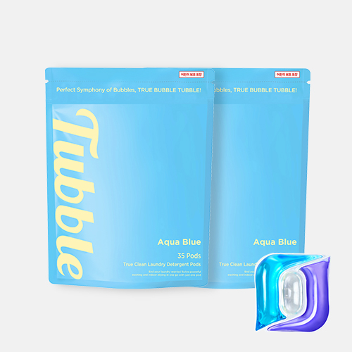 터블 트루클린 캡슐세제 아쿠아블루 실내건조용 35개입 1+1 (총70개입) - 메인 이미지