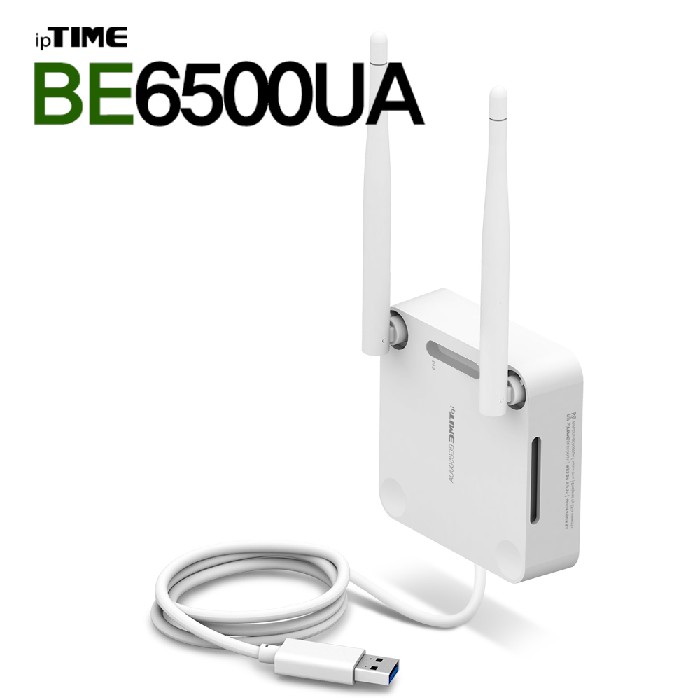 ipTIME BE6500UA USB 무선랜카드 Wi-Fi7 트라이밴드 와이파이 인터넷 확장 - 상품 이미지