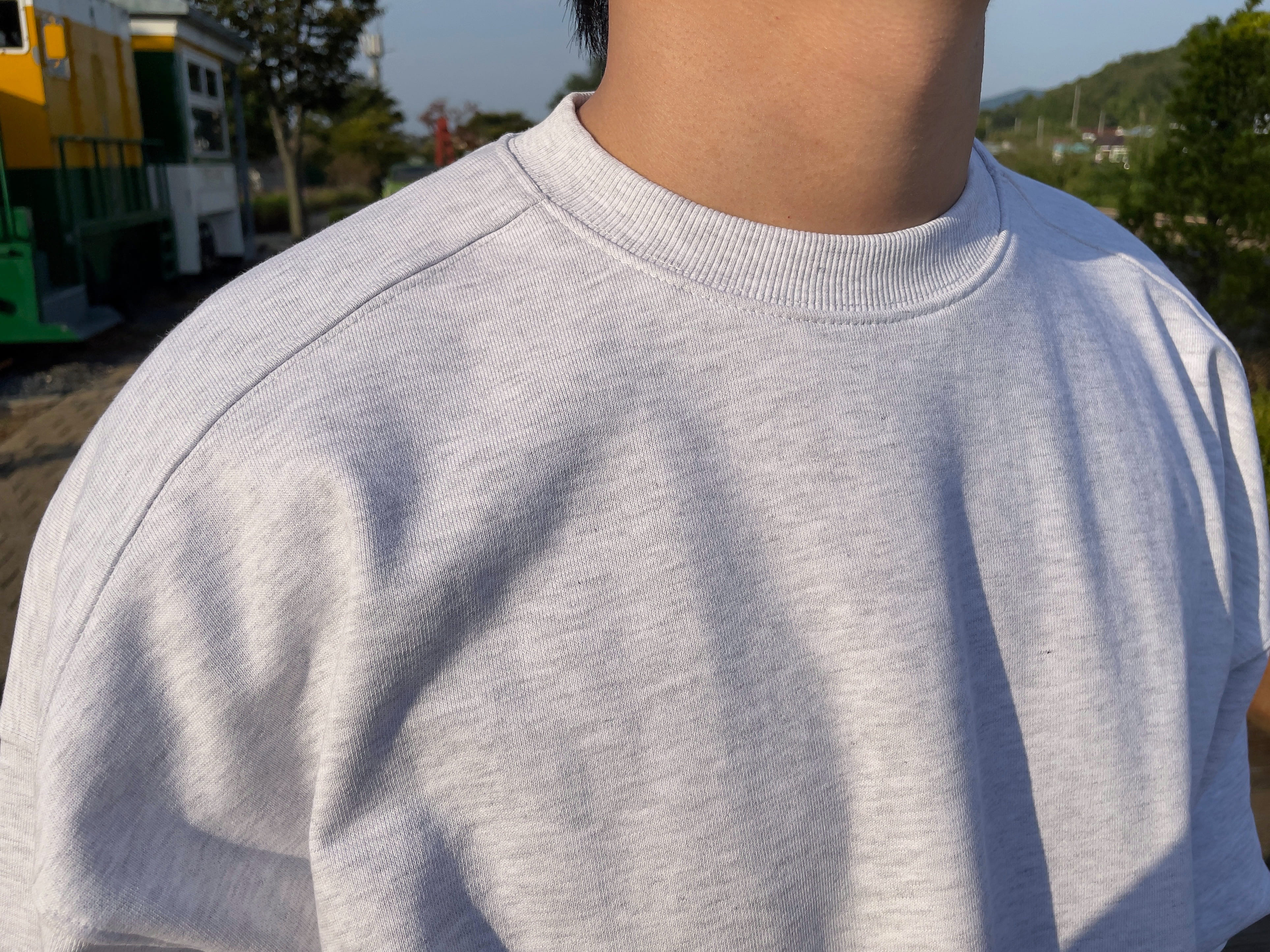 헤비웨이트 오버핏맨투맨 무지맨투맨 이미지 7