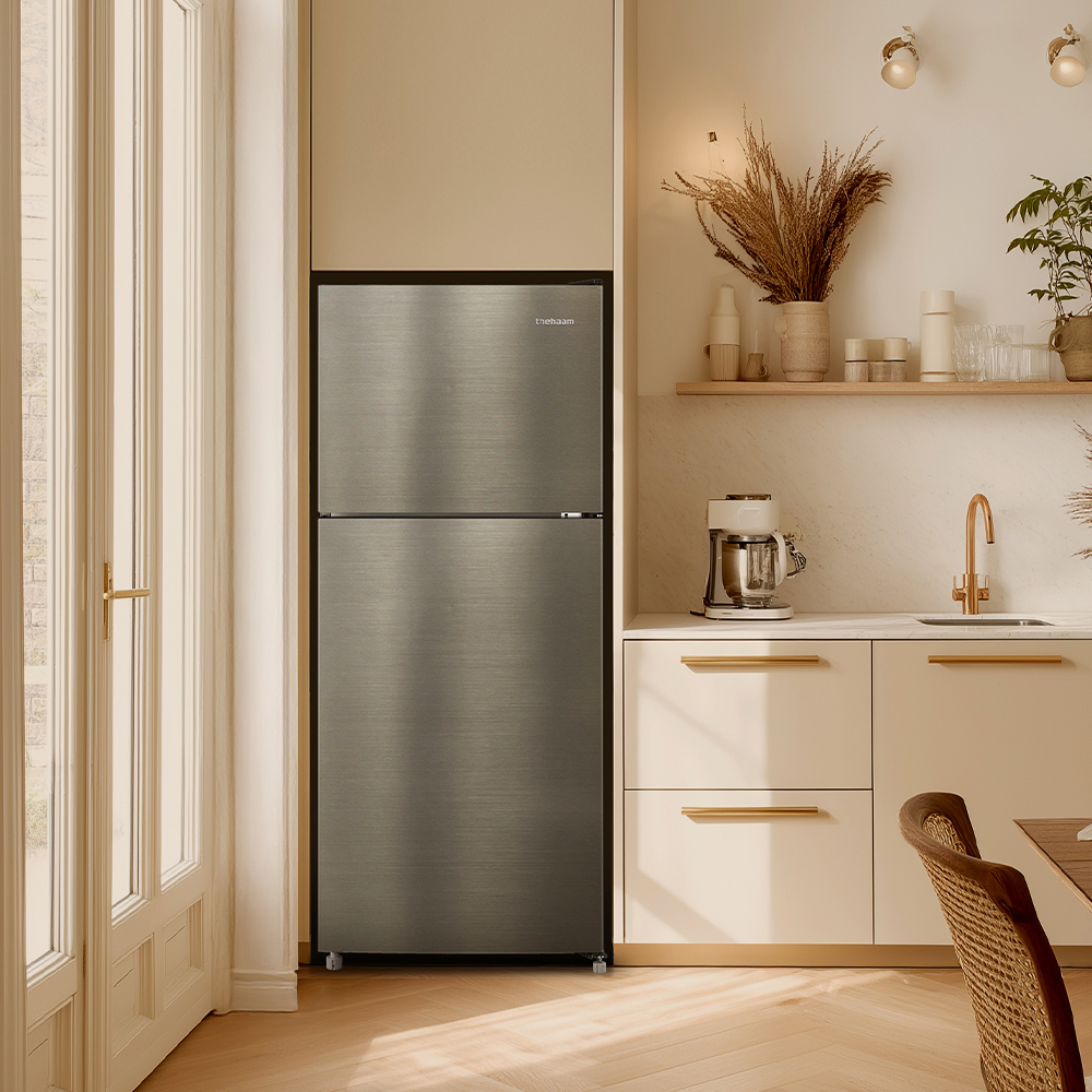 더함 소형 미니 냉장고 원룸 사무실 신혼 2도어 냉장고 165L 방문설치