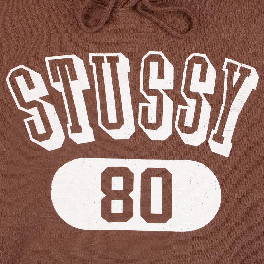 스투시 80 RELAXED HOOD 후드티 118561-BROWN - 상세 이미지 4