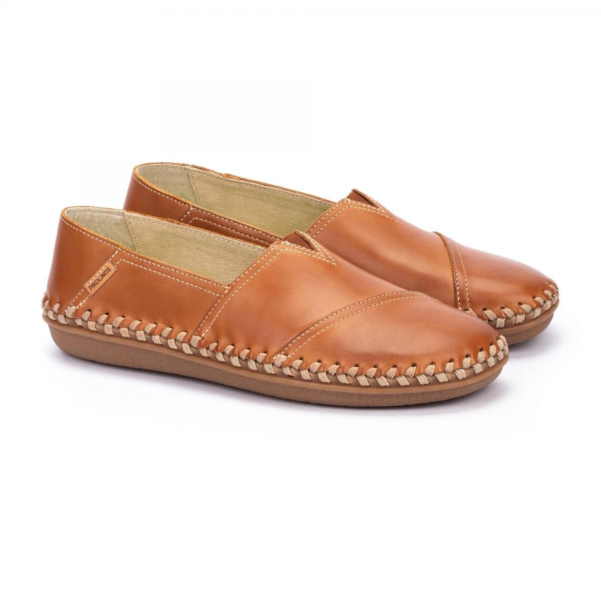 피콜리노스 친환경 레더 컴포트 플랫슈즈 PATERNA U9B-3912 BRANDY - 상세 이미지 2