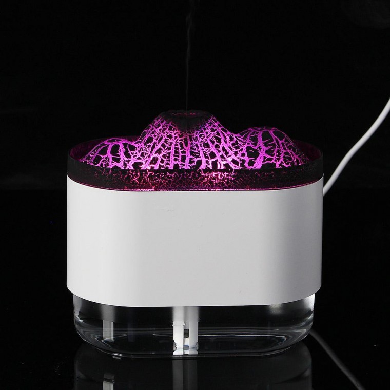 볼케이노 USB 무드등 가습기 300ml 탁상용 소형