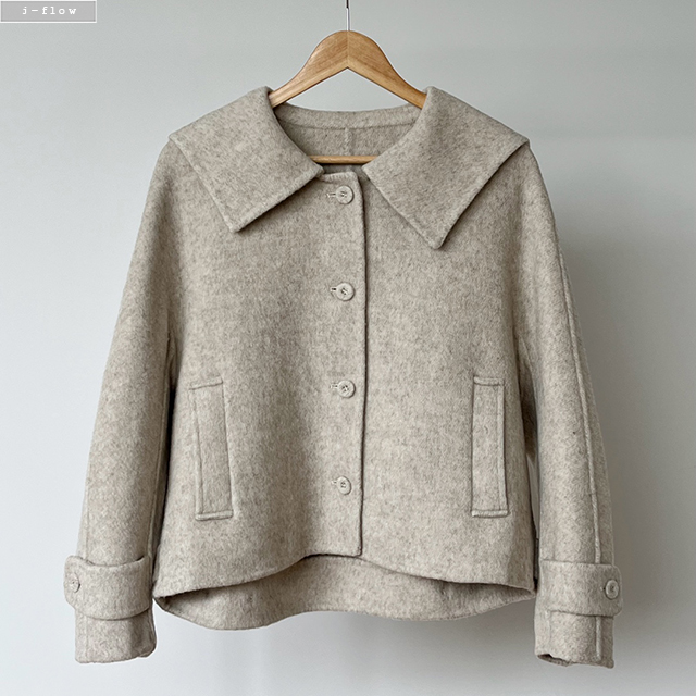 베즌 메리노울100% 세일러 숏코트 2col S,M 가을 겨울 핸드메이드 고급 제이플로우