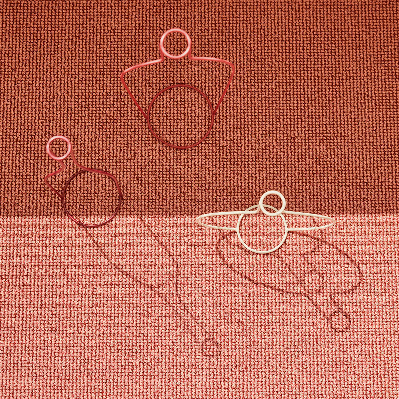 독일 RUSTICA 러스티카 친환경 루프 러그 스틸블루, 타원S_1600x2400mm 이미지 8