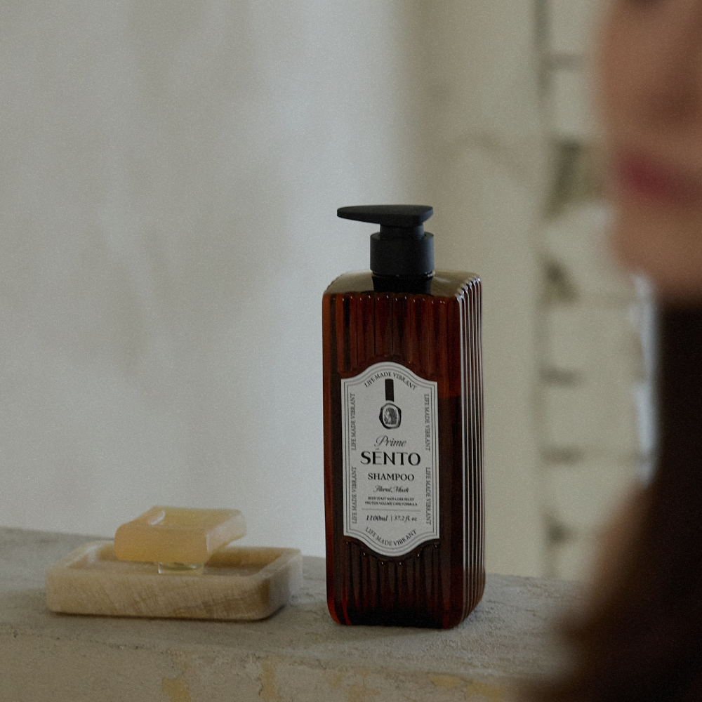 센토 프라임 12만PPM 맥주효모 탈모완화 단백질 두피케어 볼륨샴푸 플로럴머스크, 1.1L, 1개 - 상세 이미지 3