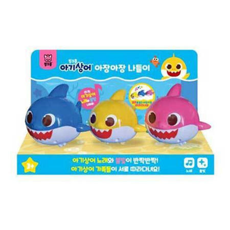 그코 핑크퐁 아장아장 나들이 유아완구 상어인형 아기완구 캐릭터피규어 따라라 아이장난감