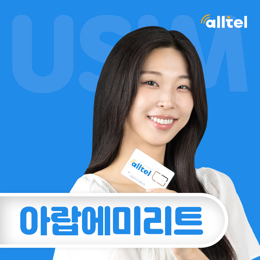 아랍에미리트유심 두바이 아부다비 사우디아라비아 이집트 유심칩 충전가능 인천공항수령 - 메인 이미지