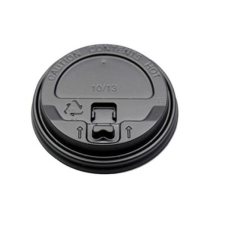 종이컵 뚜껑 10온스 13온스 겸용 1000개 검정 기성품