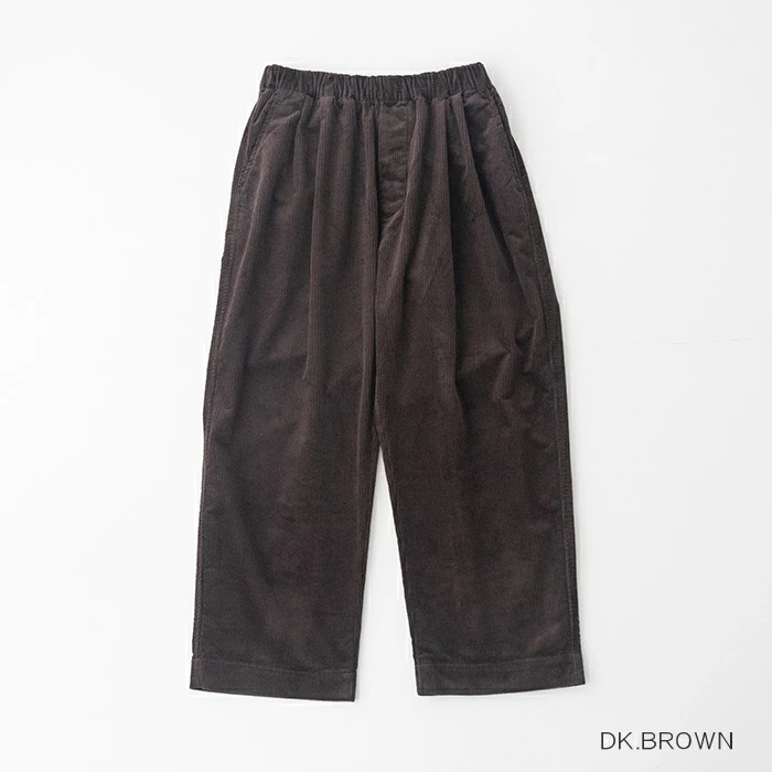 단톤 코듀로이 이지 크롭 여성 팬츠 DT-E0289CDU DK BROWN 36 - 상세 이미지 4