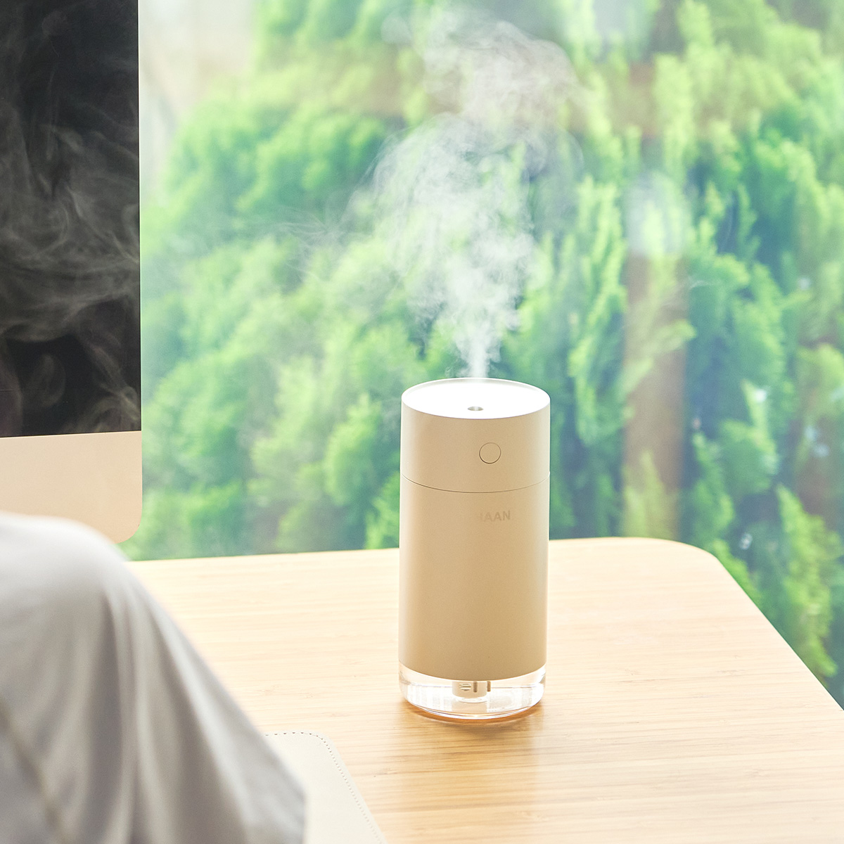 한경희 가습기 무선 휴대용 차량용 사무실 초음파 미니 가습기 퓨어에이드 HTM-600C