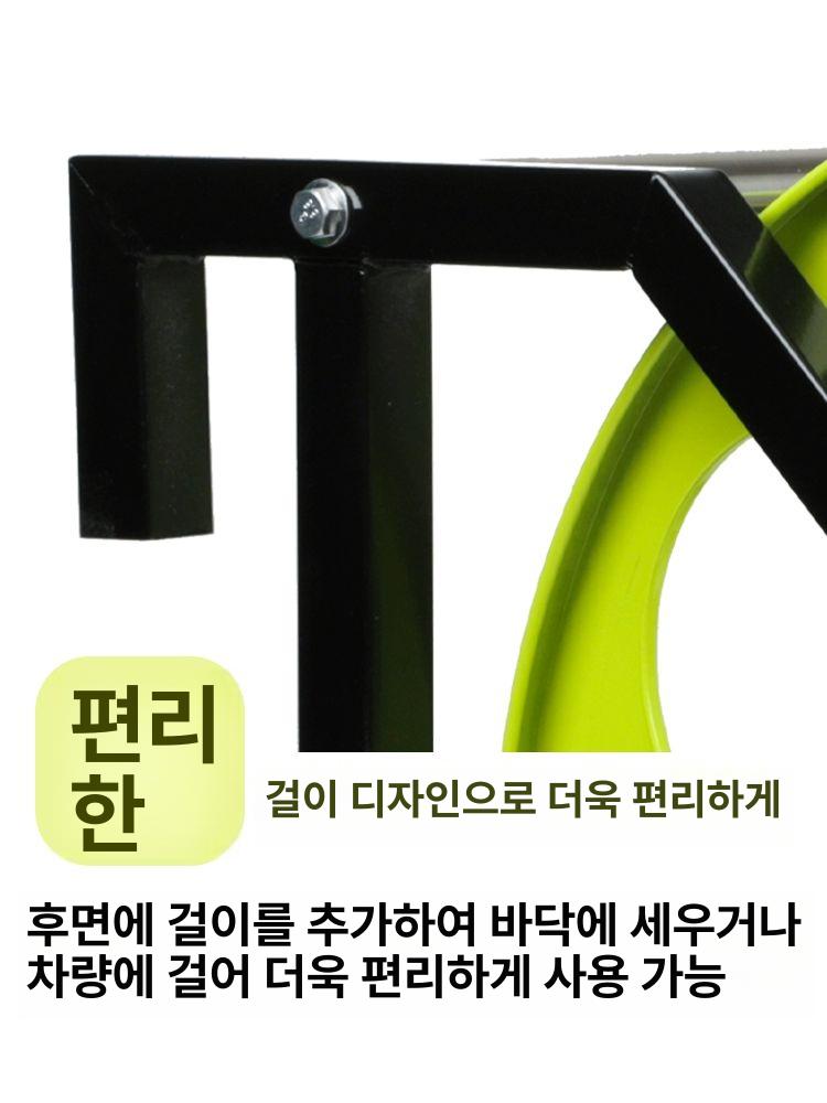농약 호스릴 권취기 워터릴 물호스 자동 튜브 정리대 100미터 새롭게 업그레이드한 버전 - 상세 이미지 3