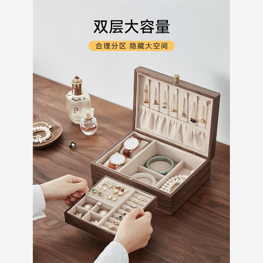 쥬얼리보관함 정리함 정리 서랍 보석함 첫돌 돌반지케이스 목걸이 - 상세 이미지 3