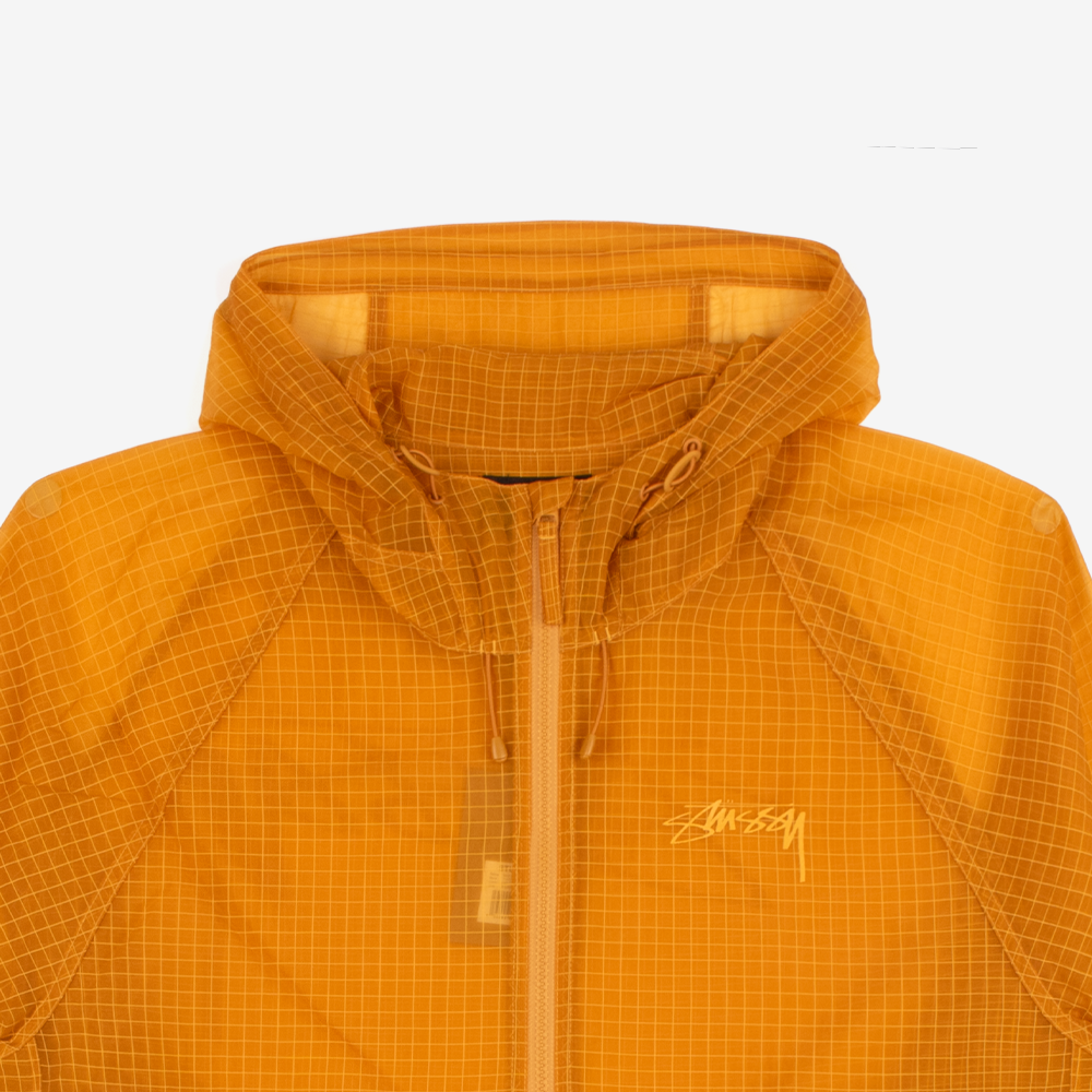 스투시 BEACH SHELL TRNSPRNT RIPSTOP 바람막이 자켓 115779-GOLDENYELLOW