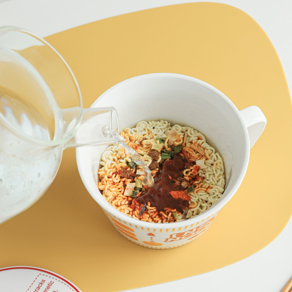 포터리 손잡이 라면기 1000ml 레드 이미지 7