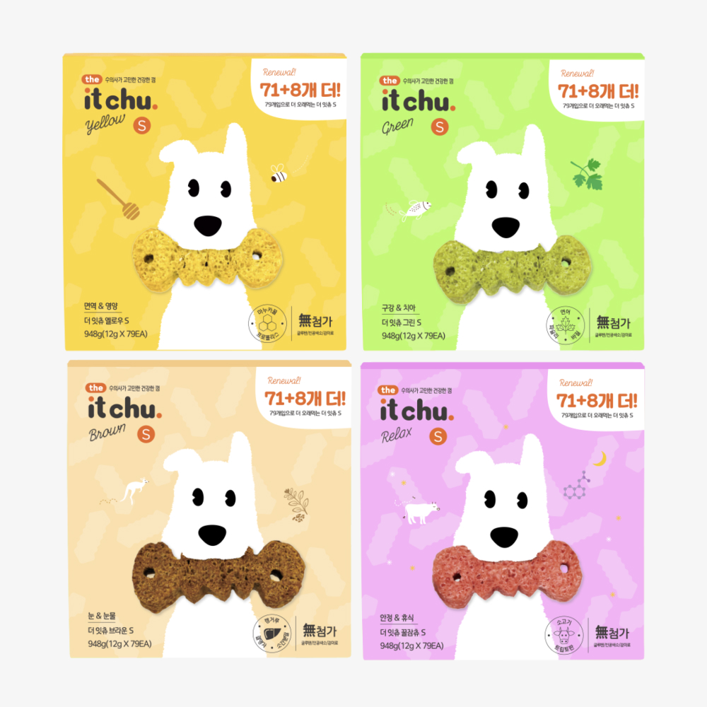 잇츄 오리지널 2+2 (S 79 / M 57) 강아지 양치껌 덴탈껌 대용량 핏펫 개껌 - 상세 이미지 2
