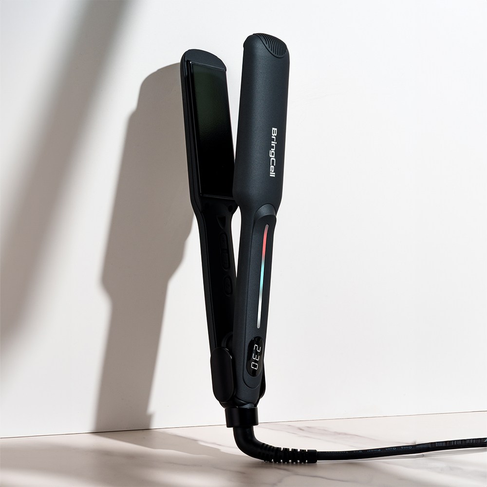 브링셀 웨이브9 전문가용 매직기 판고데기 미용실 볼륨