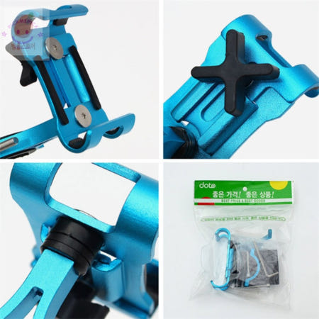 픽미픽마켓 자전거 스마트폰 거치대 블루 차량용스마트폰거치대