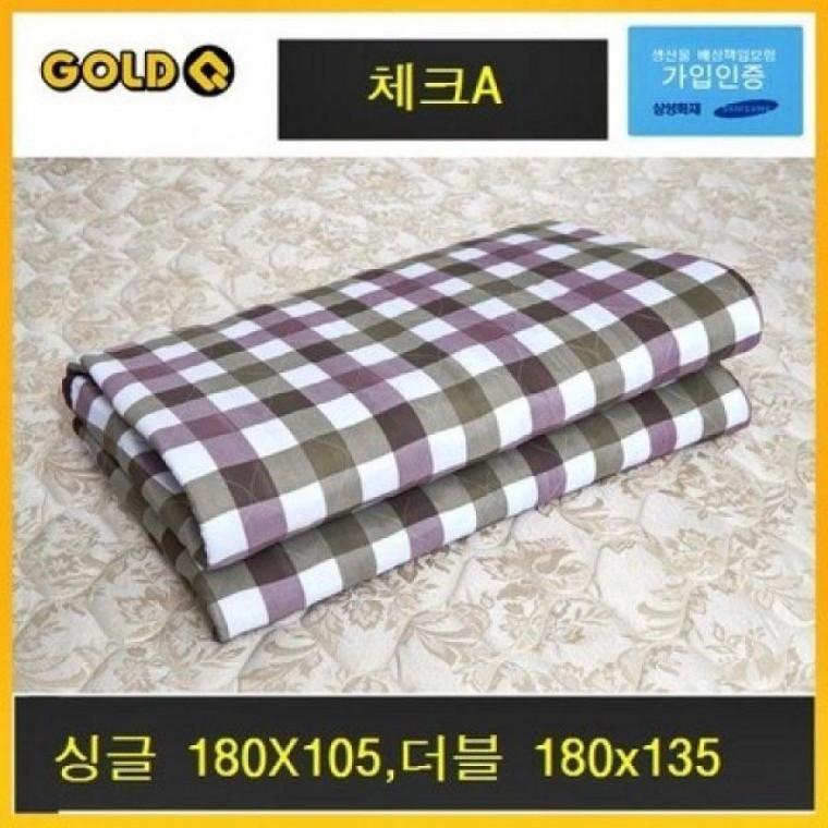 체크A 더블 전기요 - 메인 이미지