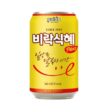 팔도 뚱캔 식혜 음료 비락식혜 340ml x 48개입