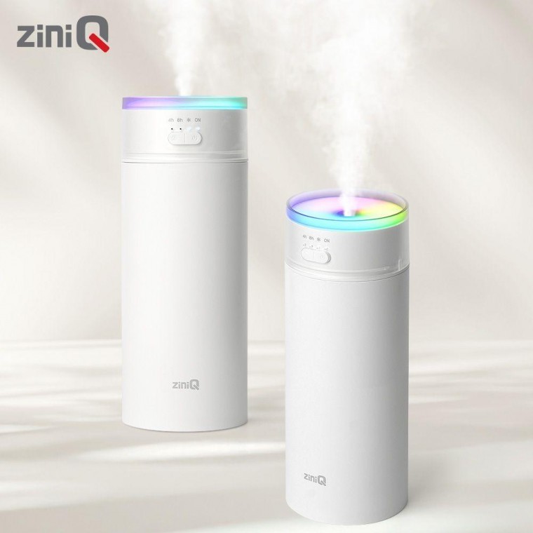 지니큐 무선 LED 이퀄라이져 미니가습기 7컬러 무드등 ZQ-HX50 - 메인 이미지