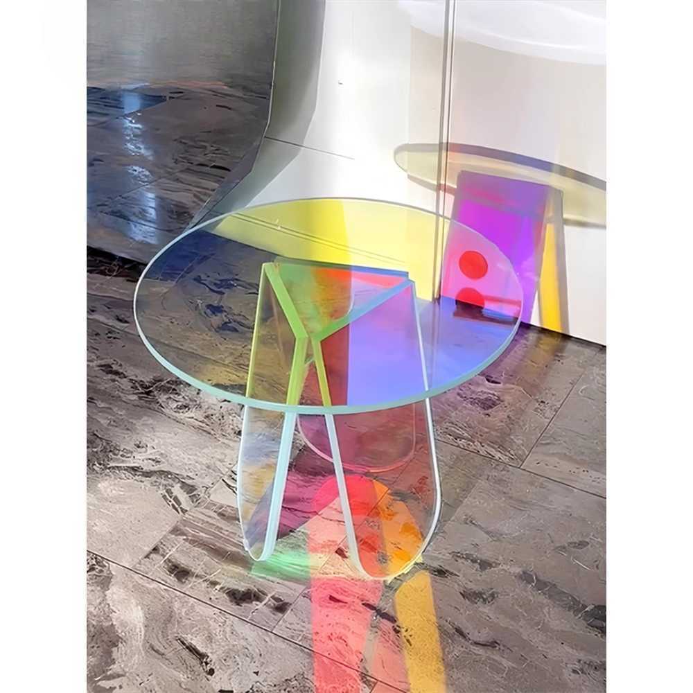 전시용 아크릴 테이블 디지털 오브제 홀로그램 사이드 아크릴 45x47cm - 상품 이미지