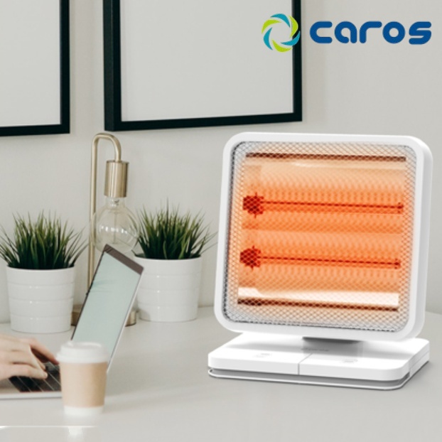 발터치 소형히터 사무실 발난로 가정용 미니히터 캠핑용난로