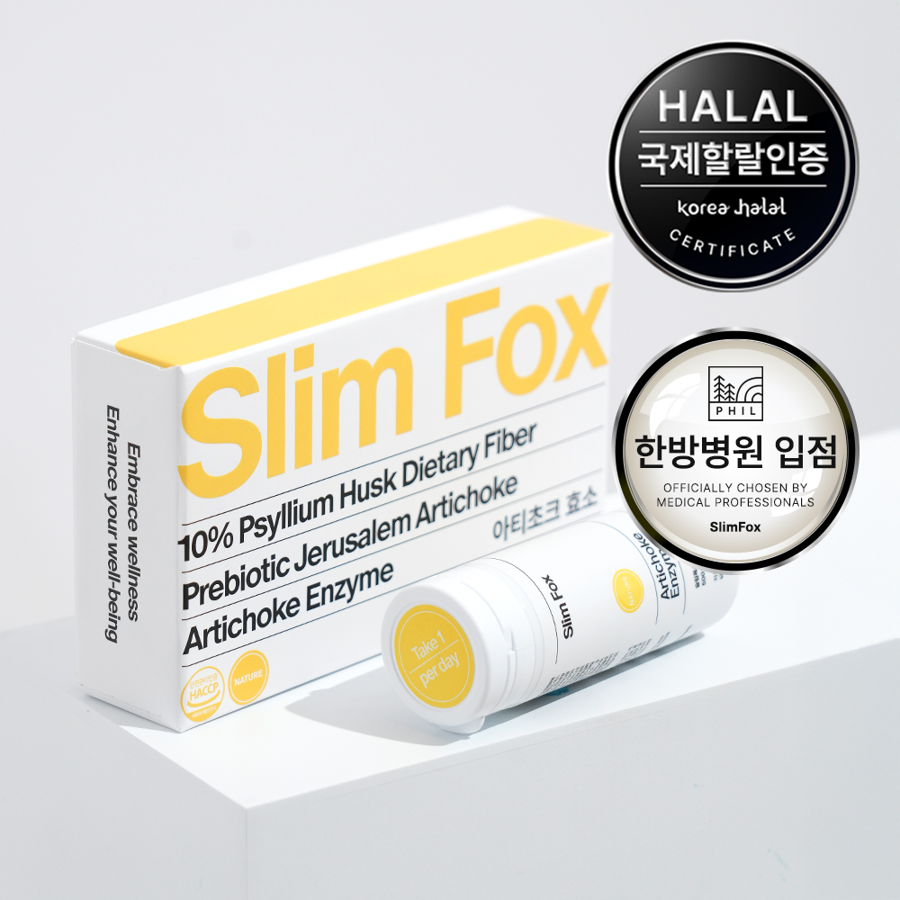 슬림폭스 돼지감자 효소 곡물 발효 프루넥실 유산균 소화 소화효소제 효능 15g, 1개 제품 이미지