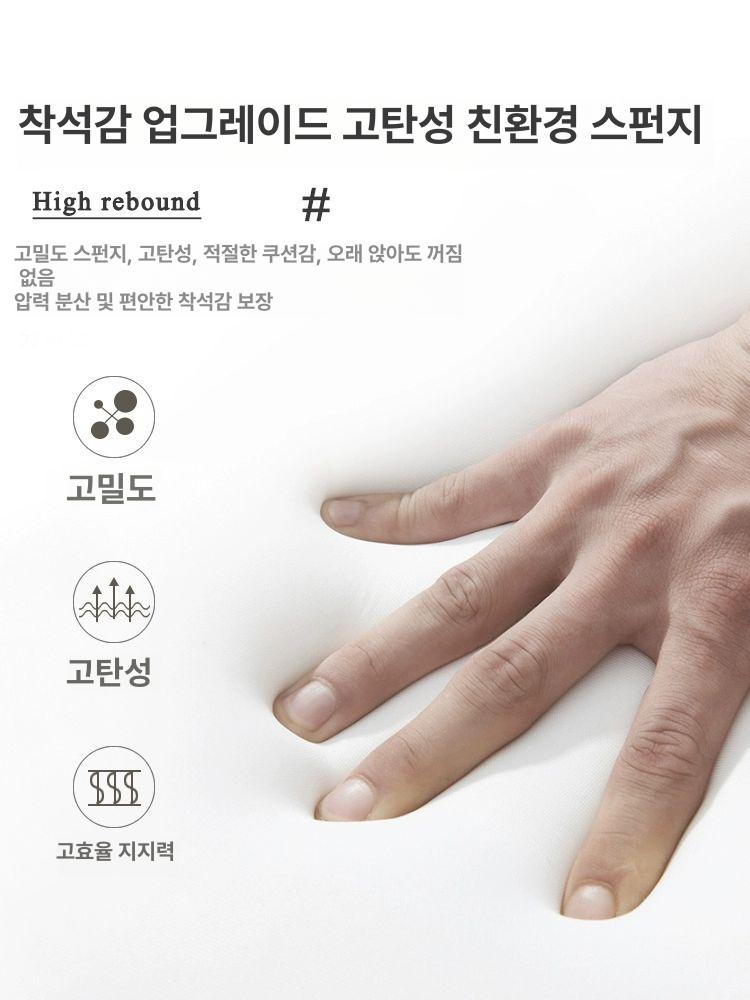 화장대의자 등받이 화장대 벨벳 인테리어 양털 의자 리본 - 상세 이미지 3