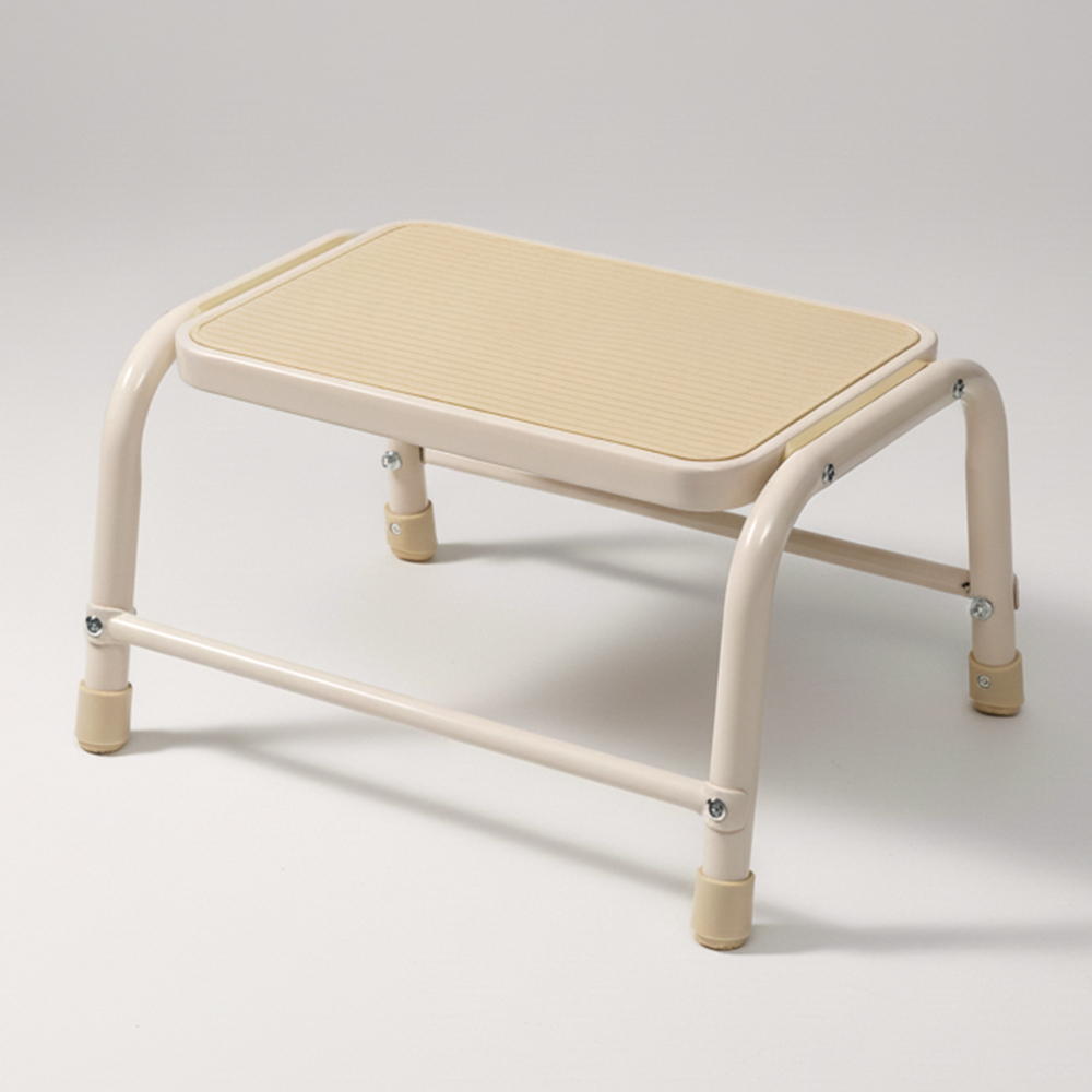 로티홈시스 사다리 가정용 A형 1단 미니 이동식 작업 발판 계단 SL1 아이보리