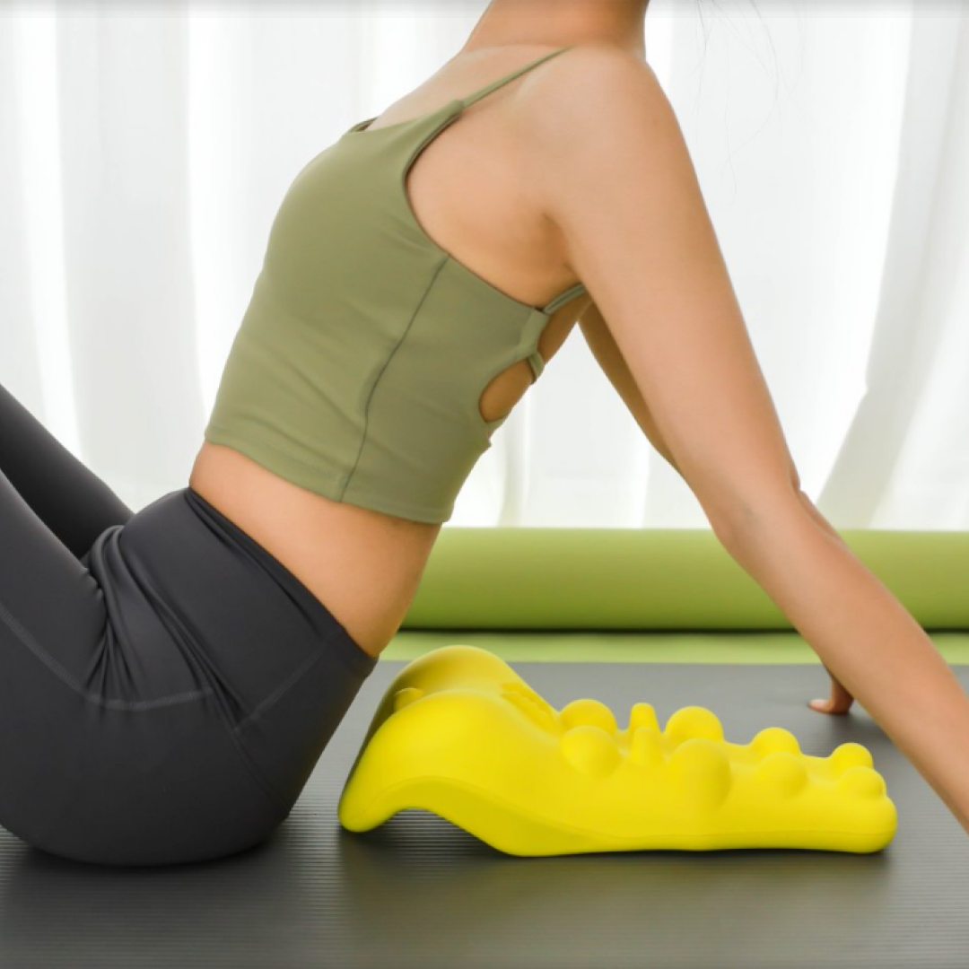 믈랑 스파인 릴렉서 어깨 척추 등 목 허리 스트레칭기구 넥스트레쳐 거북목 굽은등 자세교정기