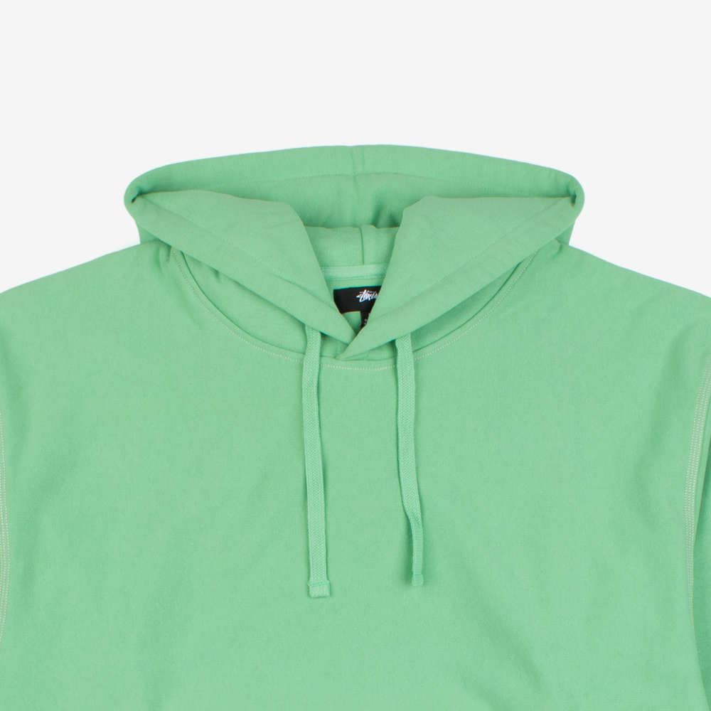 스투시 CONTRAST STITCH LABEL HOOD 후드티 118459-ZEPHYRGREEN