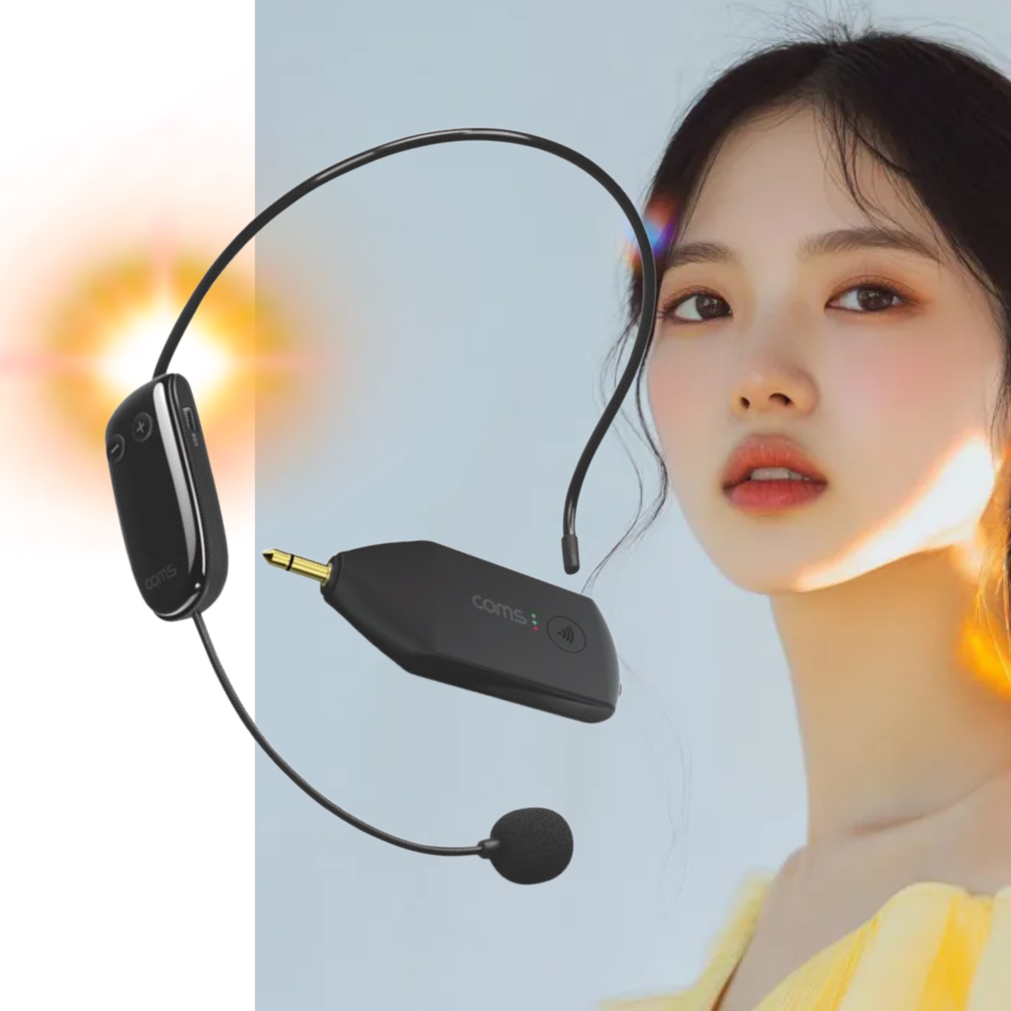 무선 헤드 마이크 강의용 방송용 헤드셋 강의 수업용 무선 마이크 제품 이미지